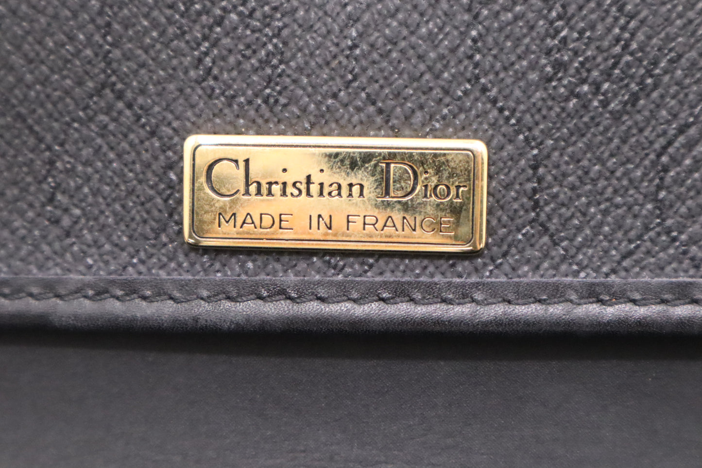 Dior Crossbody Bag in Black Honeycomb Canvas