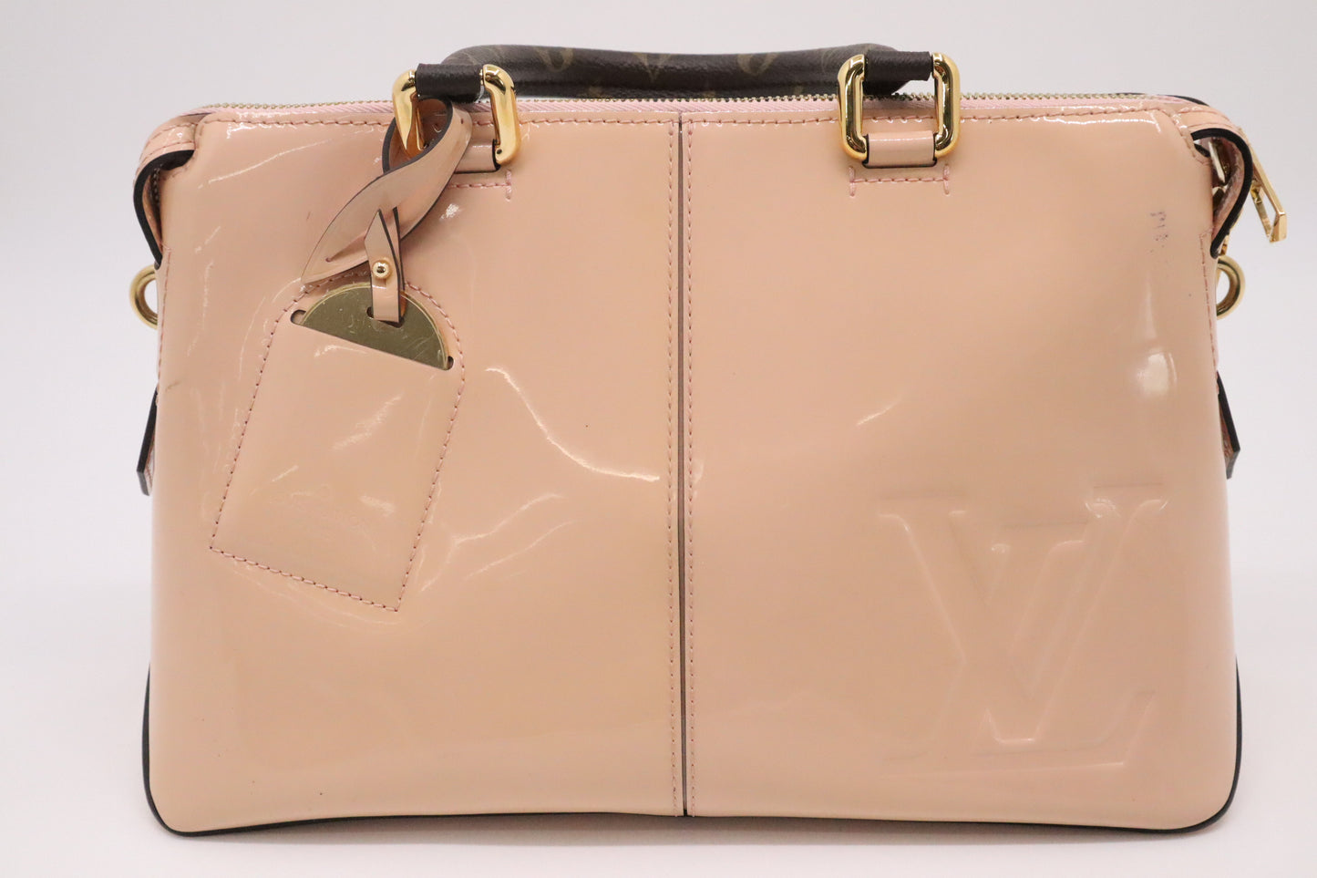 Louis Vuitton Miroir Tote Bag in Vernis Leather and Monogram Canvas