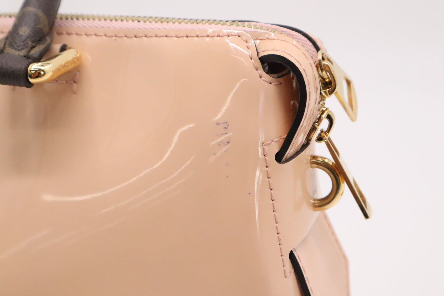 Louis Vuitton Miroir Tote Bag in Vernis Leather and Monogram Canvas