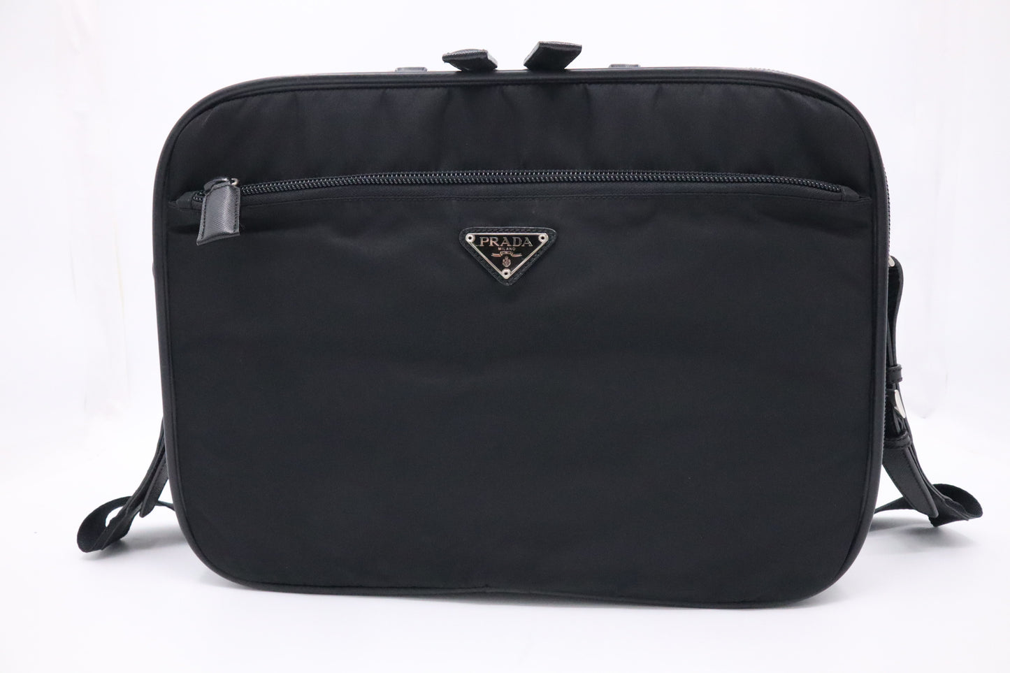 Prada Business Bag in Black Nylon Canvas