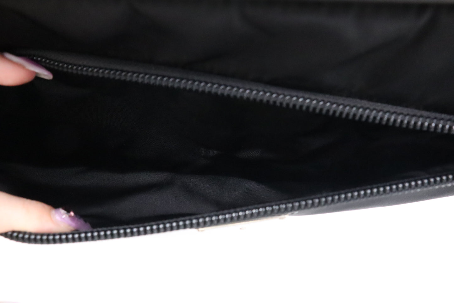 Prada Business Bag in Black Nylon Canvas