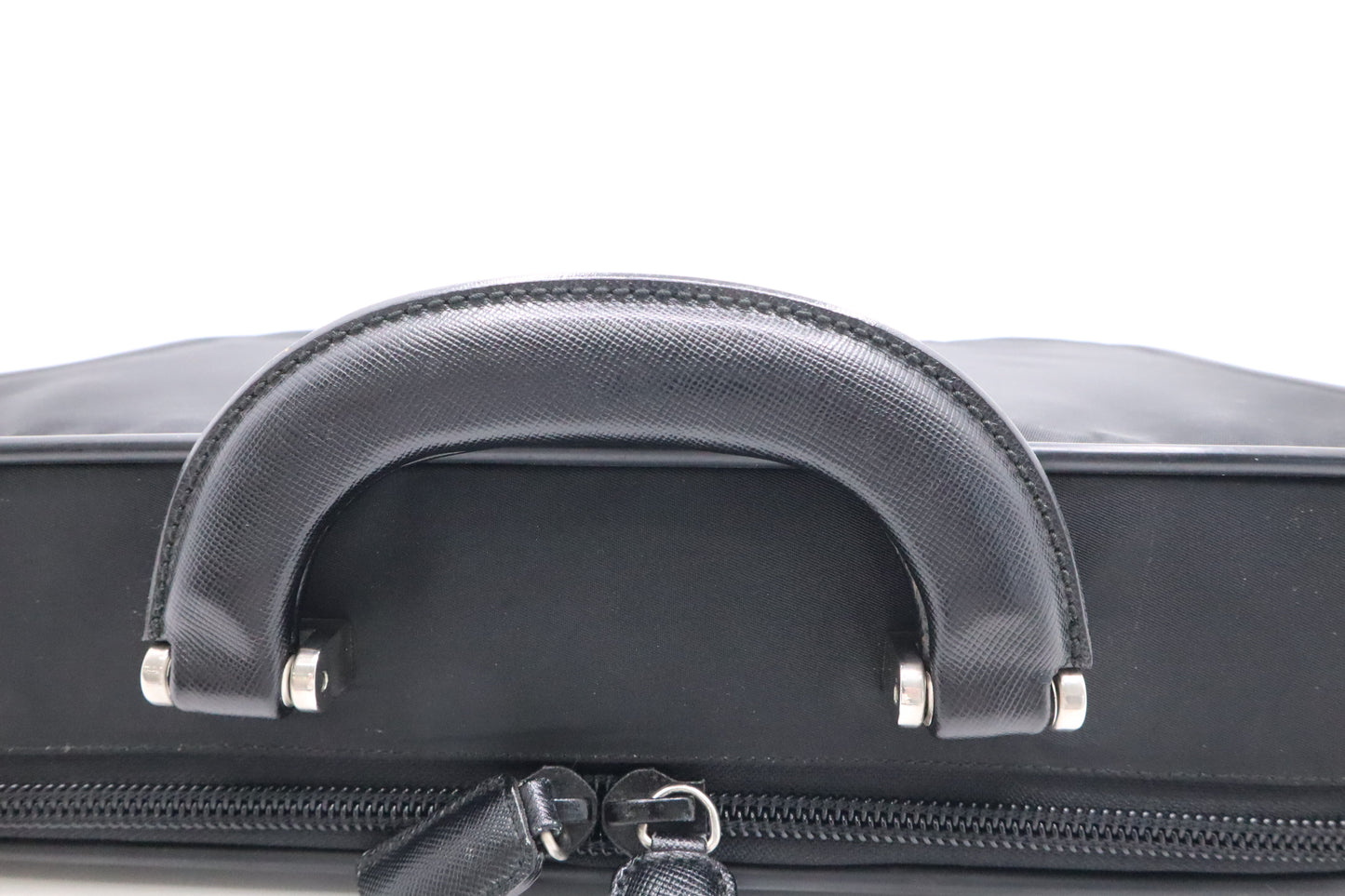 Prada Business Bag in Black Nylon Canvas