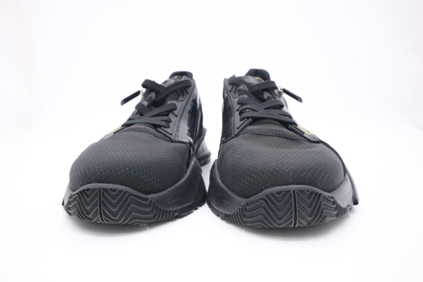 Fendi Flow Sneakers in Black Nylon and Leather