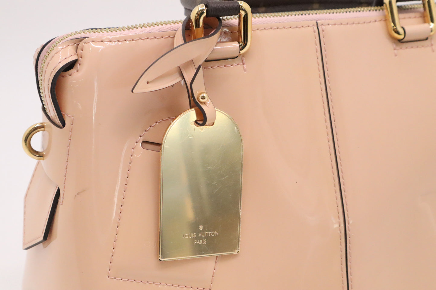 Louis Vuitton Miroir Tote Bag in Vernis Leather and Monogram Canvas