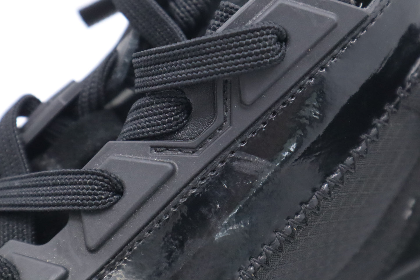 Fendi Flow Sneakers in Black Nylon and Leather