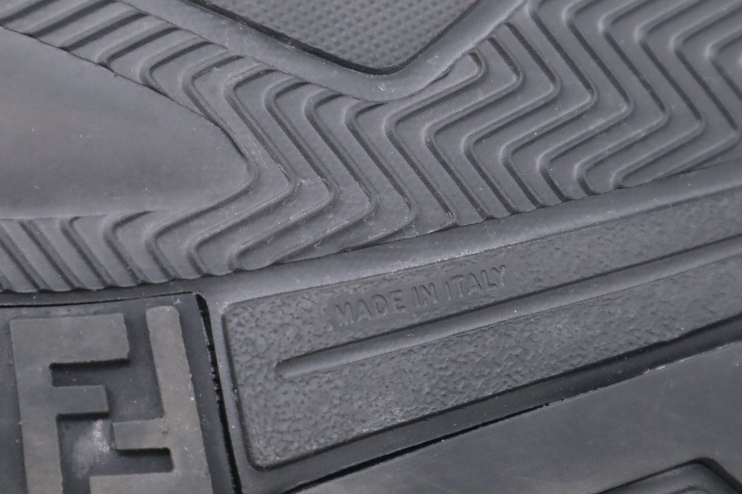 Fendi Flow Sneakers in Black Nylon and Leather