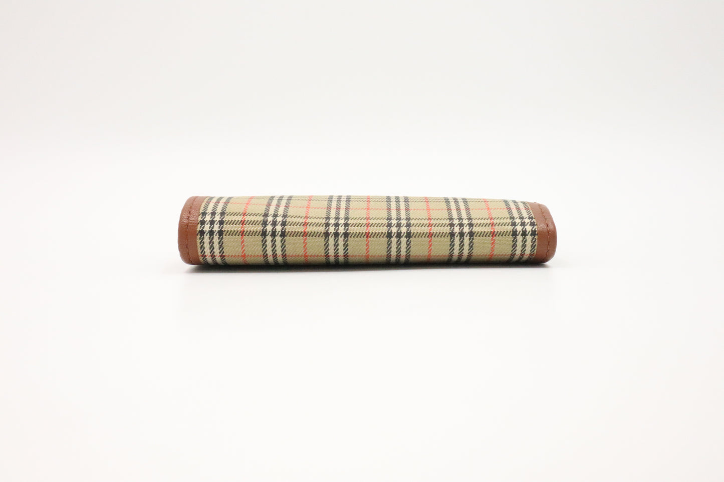 Burberry Compact Wallet in Tan Novacheck Canvas