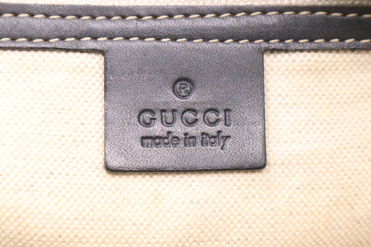 Gucci Messenger Bag in Navy Blue GG Supreme Canvas