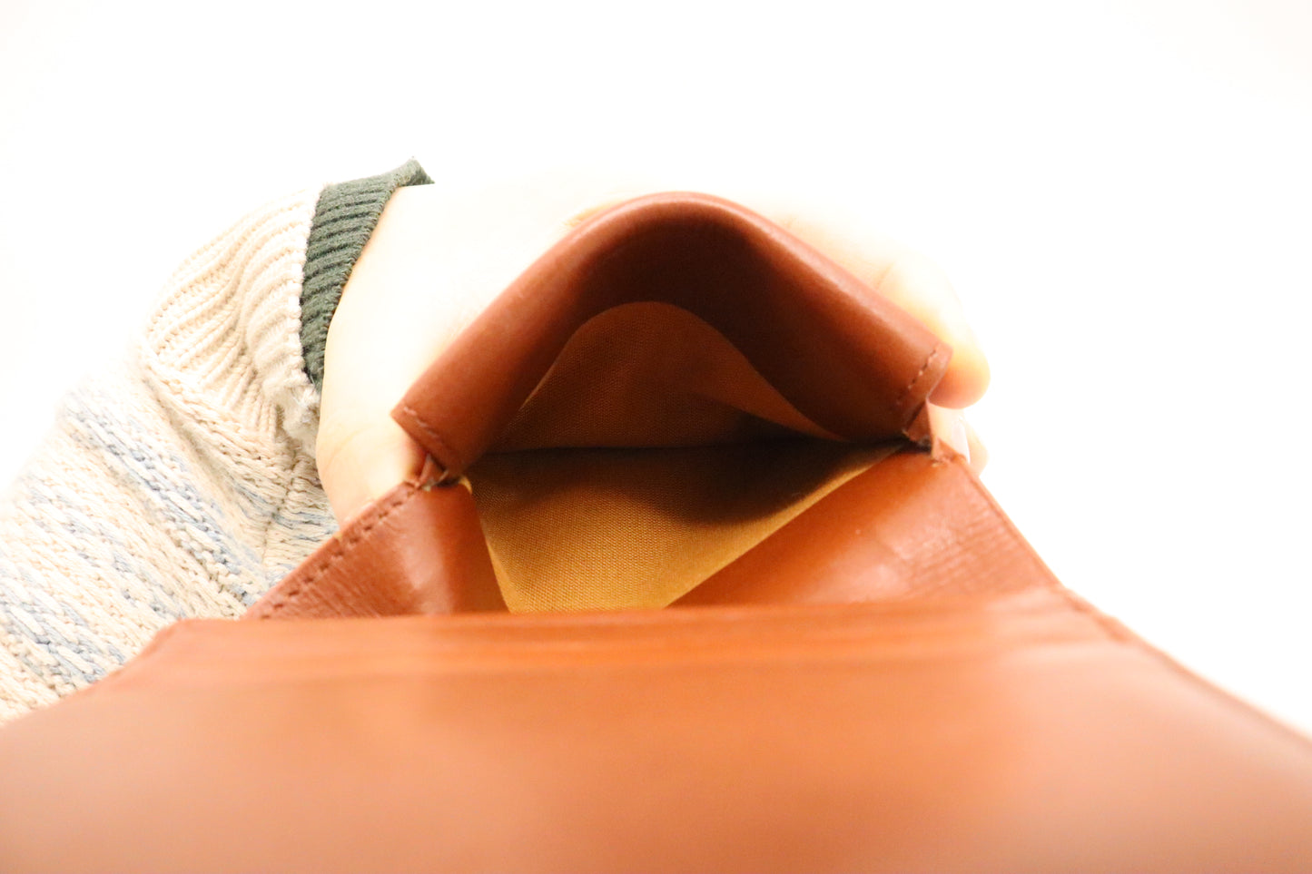 Burberry Compact Wallet in Tan Novacheck Canvas
