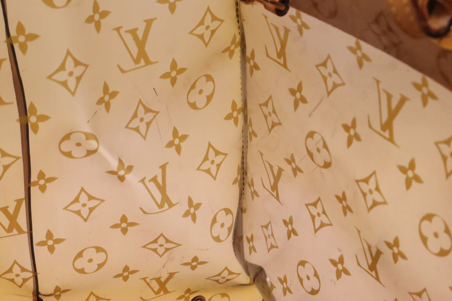 Louis Vuitton Cabas Cruise in Amber PVC