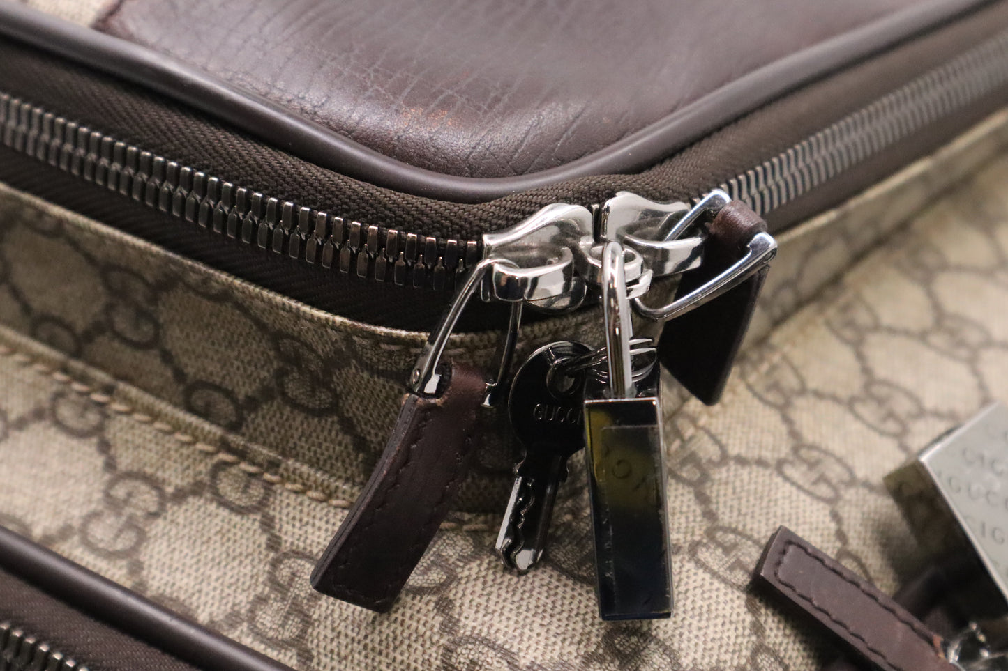 Gucci Suitcase in GG Supreme Canvas