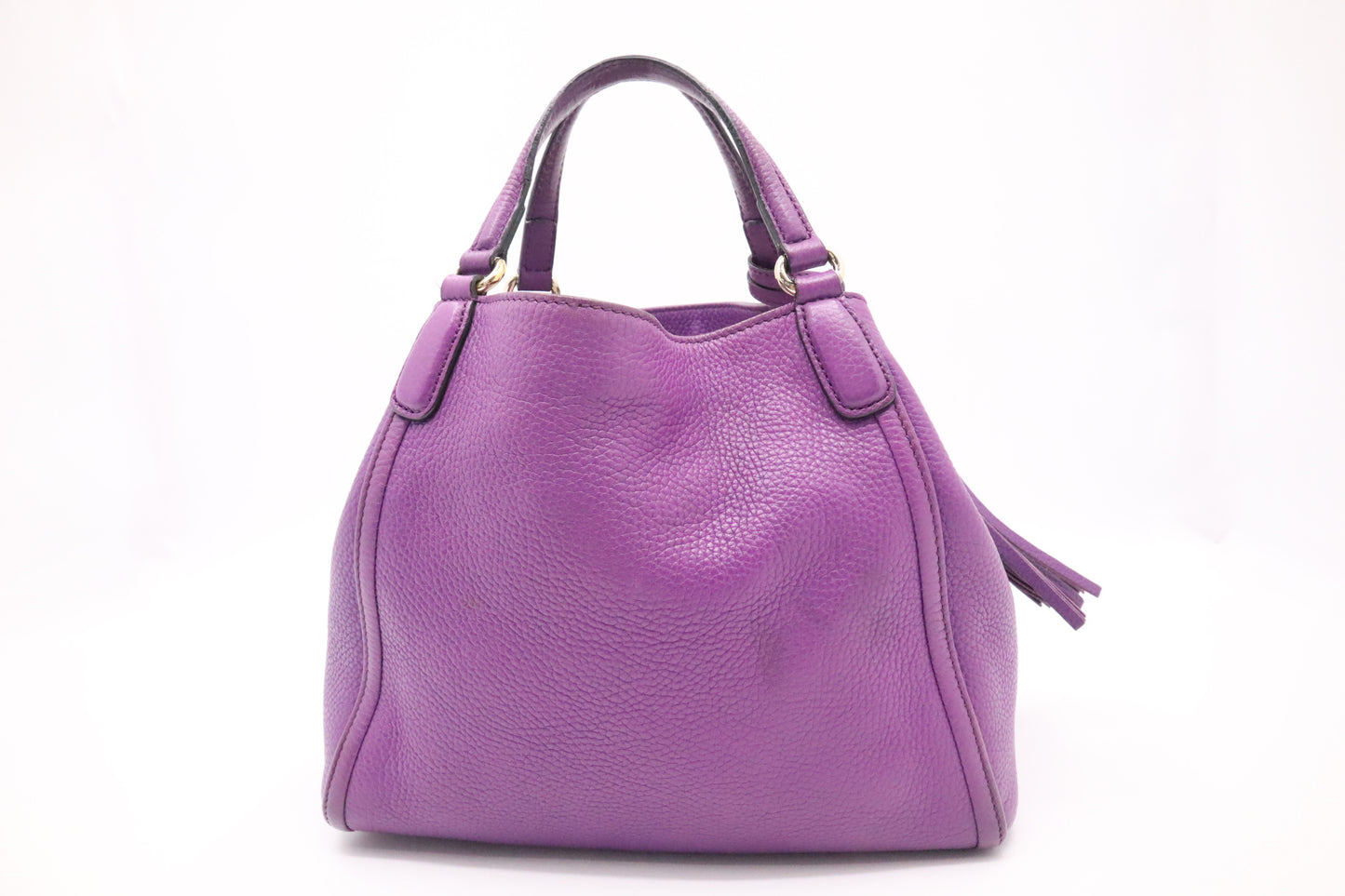 Gucci Soho Tote in Purple Leather