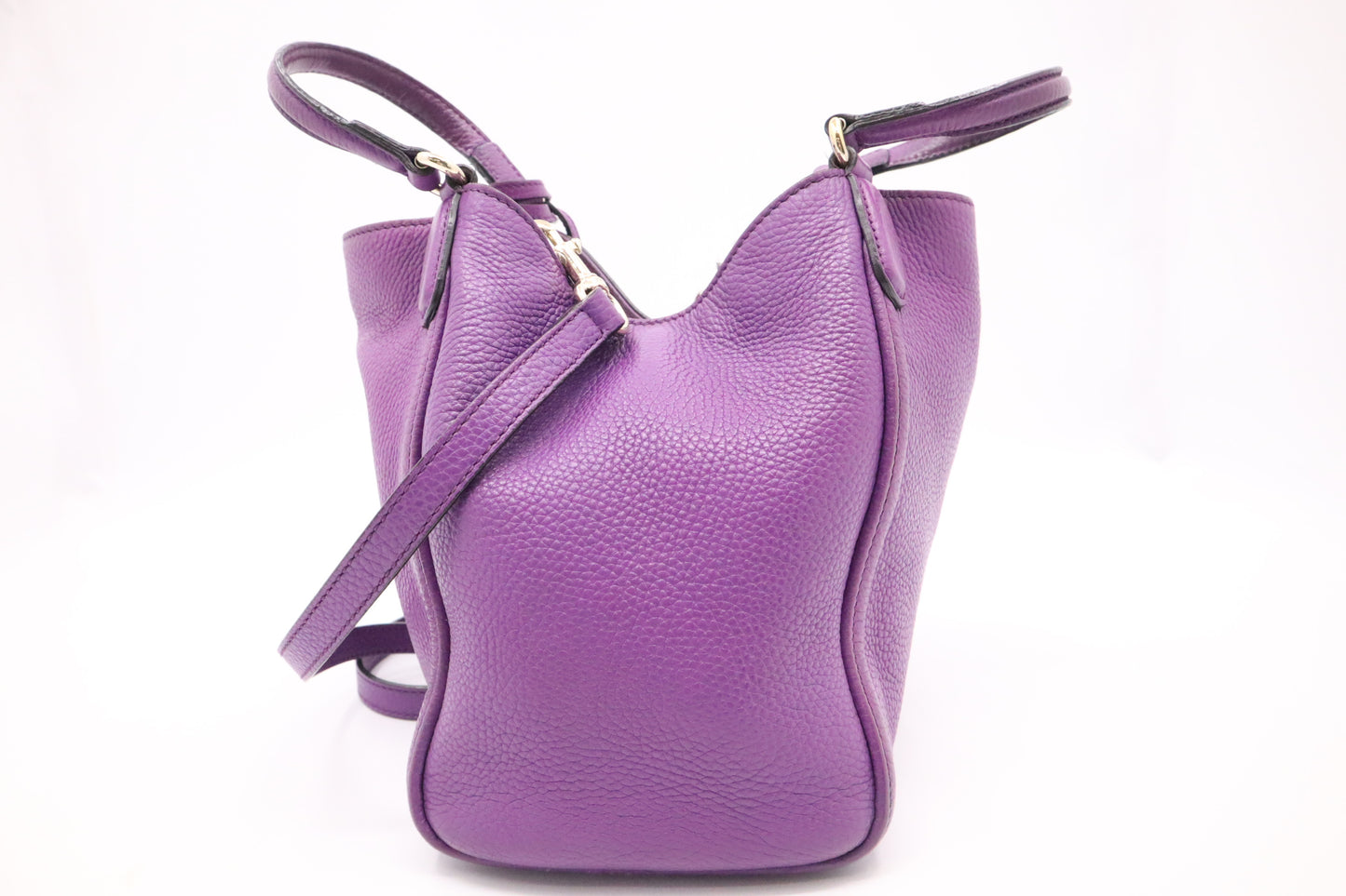 Gucci Soho Tote in Purple Leather