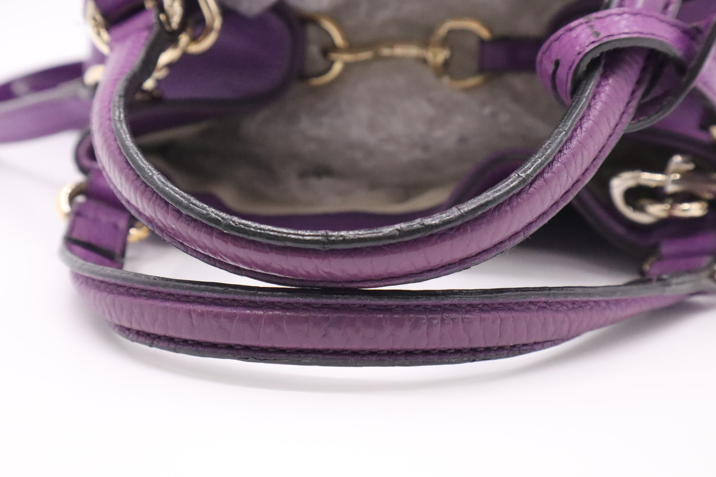 Gucci Soho Tote in Purple Leather