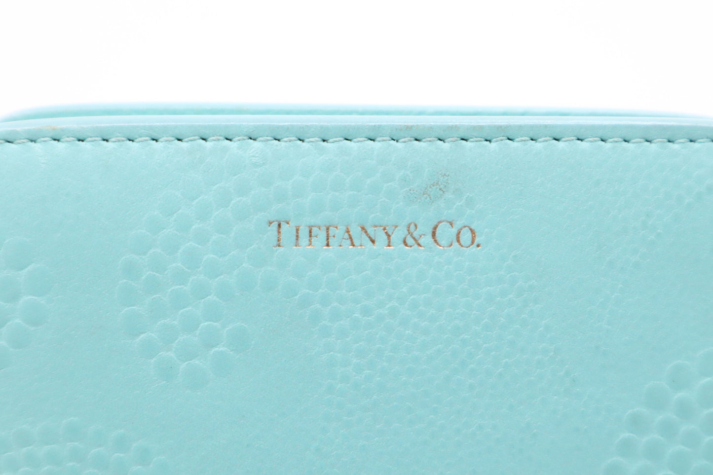 Tiffany&Co. Zip Around Wallet in Tiffany Blue Leather