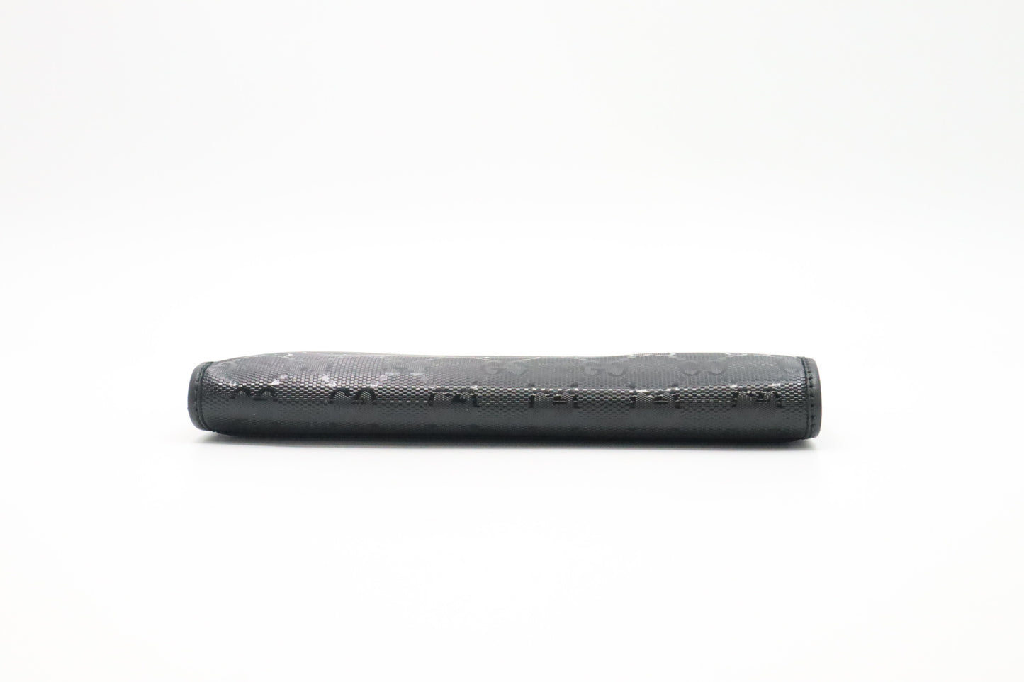 Gucci Long Wallet in Black Imprime Canvas