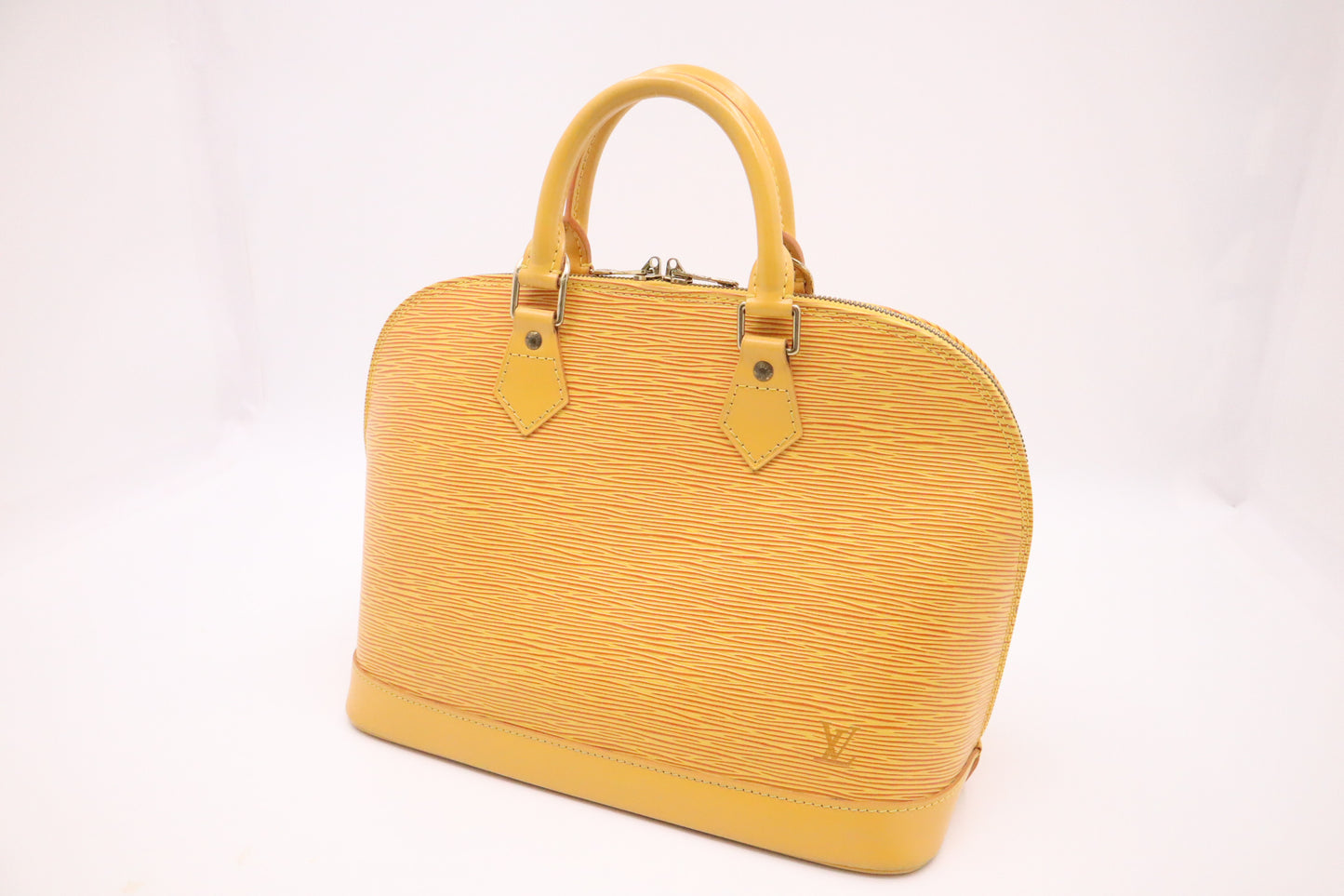 Louis Vuitton Alma in Yellow Epi Leather