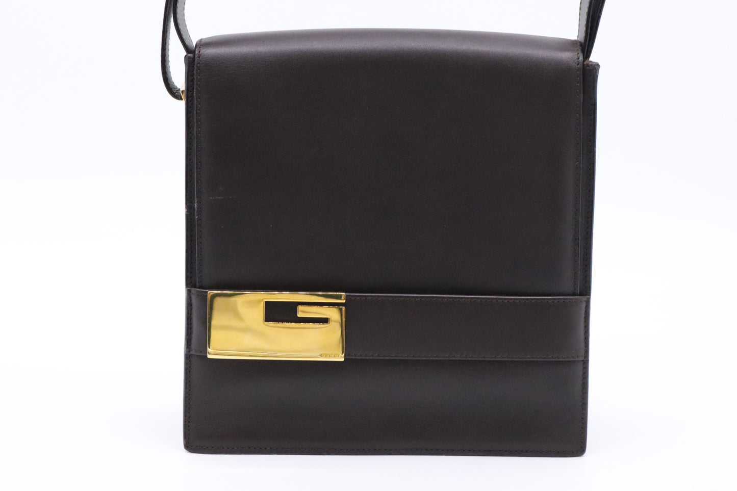 Gucci Shoulder Bag in Brown Leather