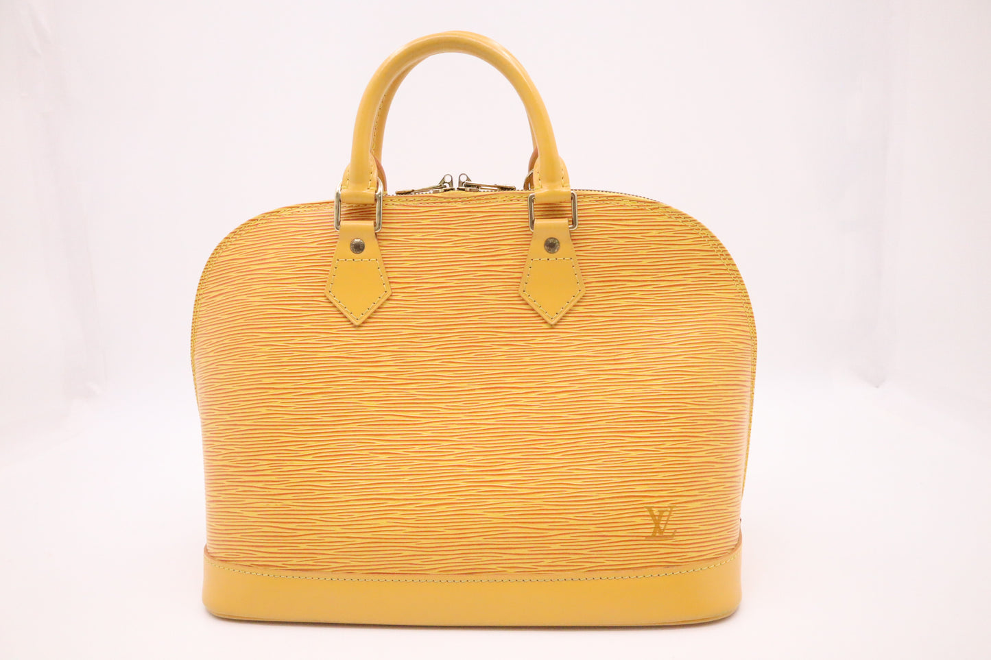 Louis Vuitton Alma in Yellow Epi Leather