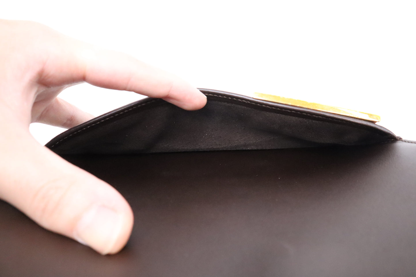 Gucci Shoulder Bag in Brown Leather