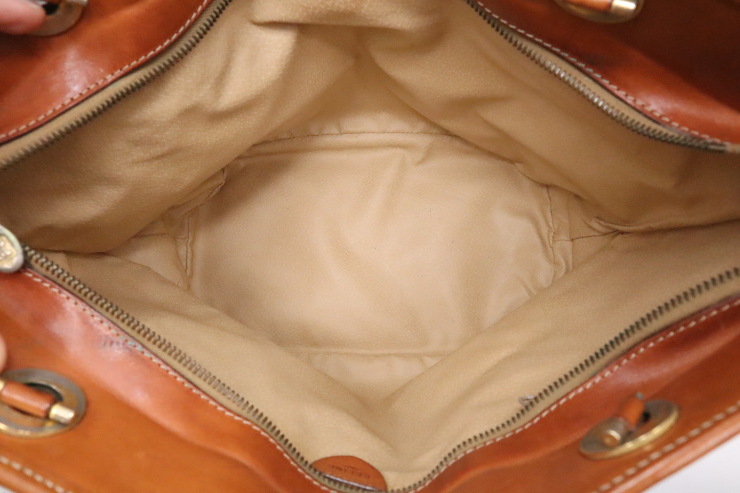 Celine Tote in Brown Macadam Canvas