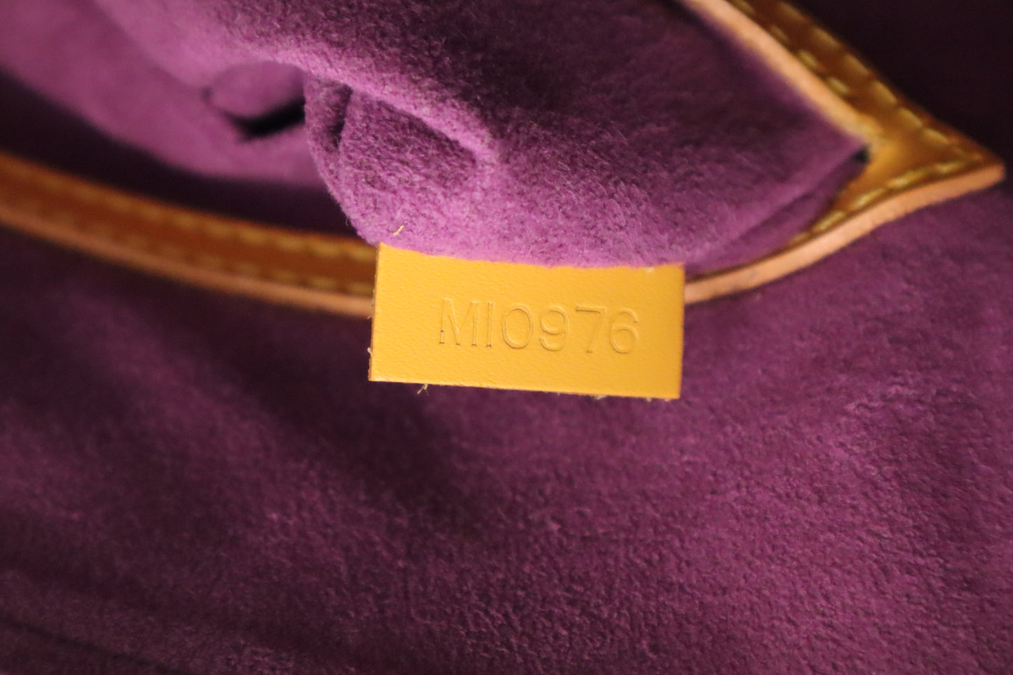 Louis Vuitton Alma in Yellow Epi Leather