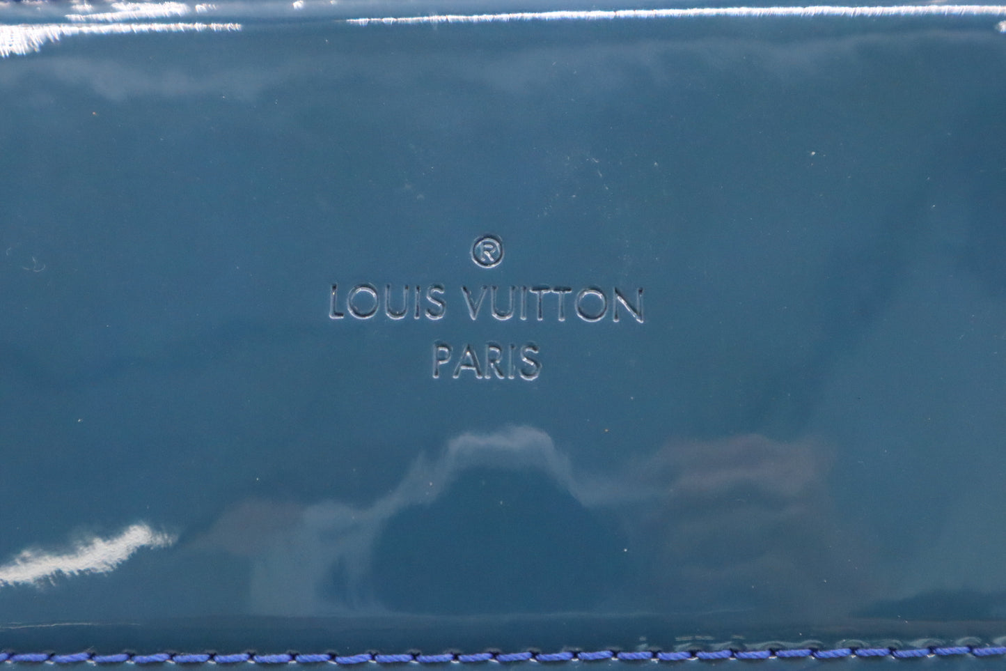Louis Vuitton Cosmic Blossom Tote in Blue Vinyl Canvas