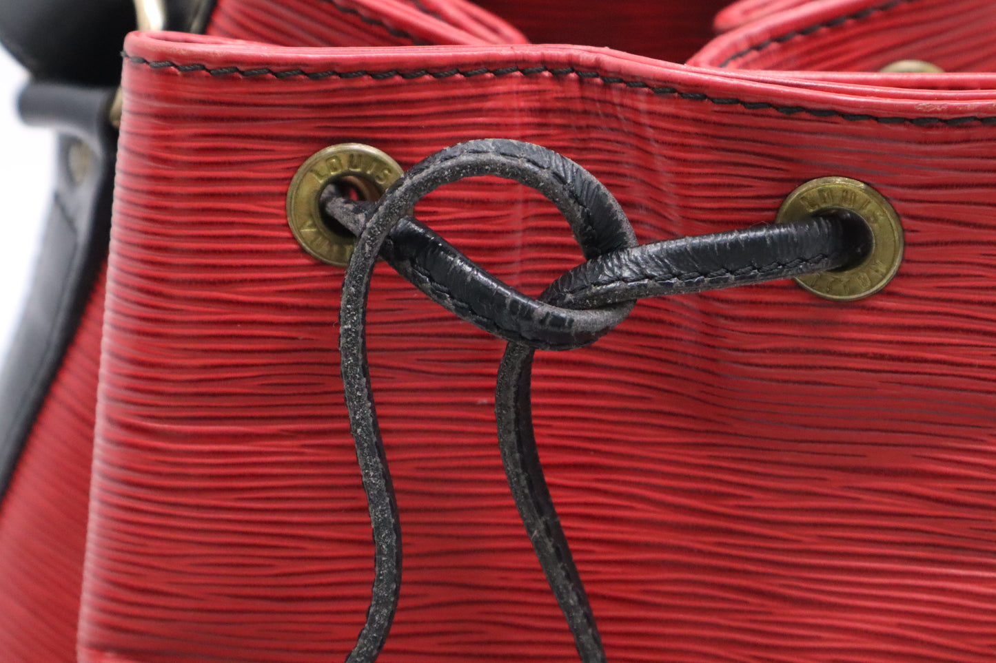 Louis Vuitton Petit Noe in Red Epi Leather