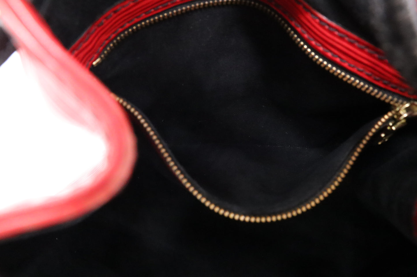 Louis Vuitton Petit Noe in Red Epi Leather