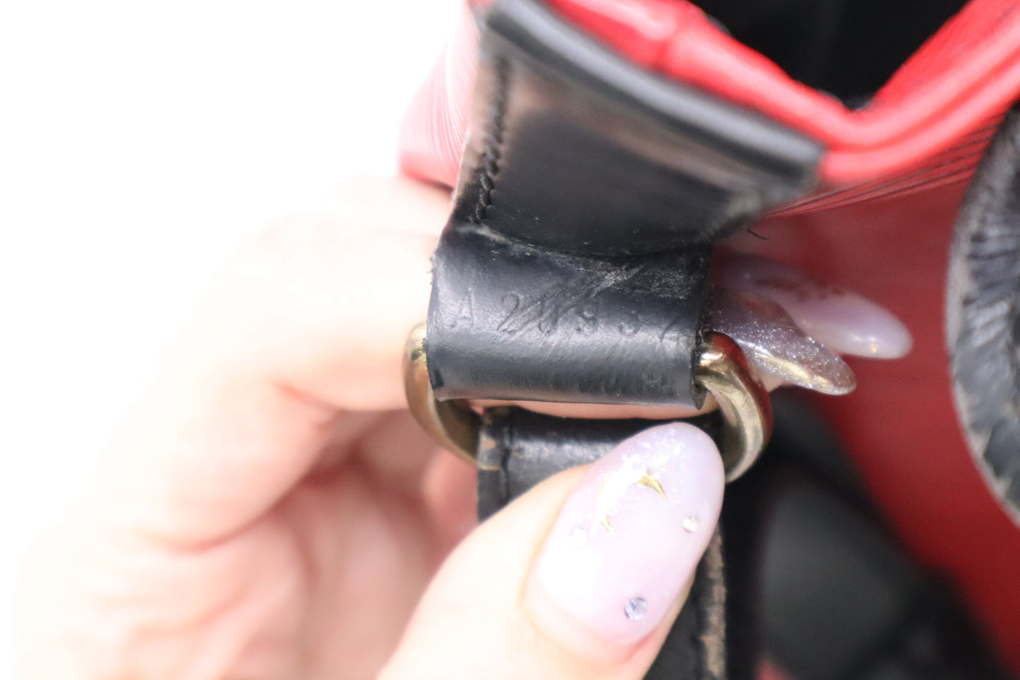 Louis Vuitton Petit Noe in Red Epi Leather