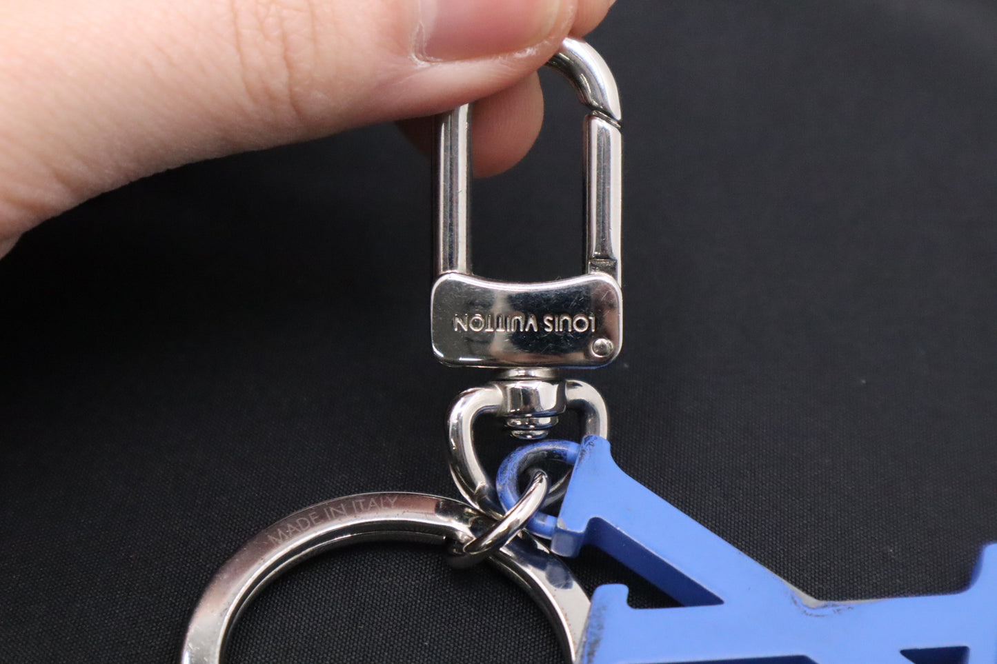 Louis Vuitton Porte Cles Chromatic Key Charm in Blue
