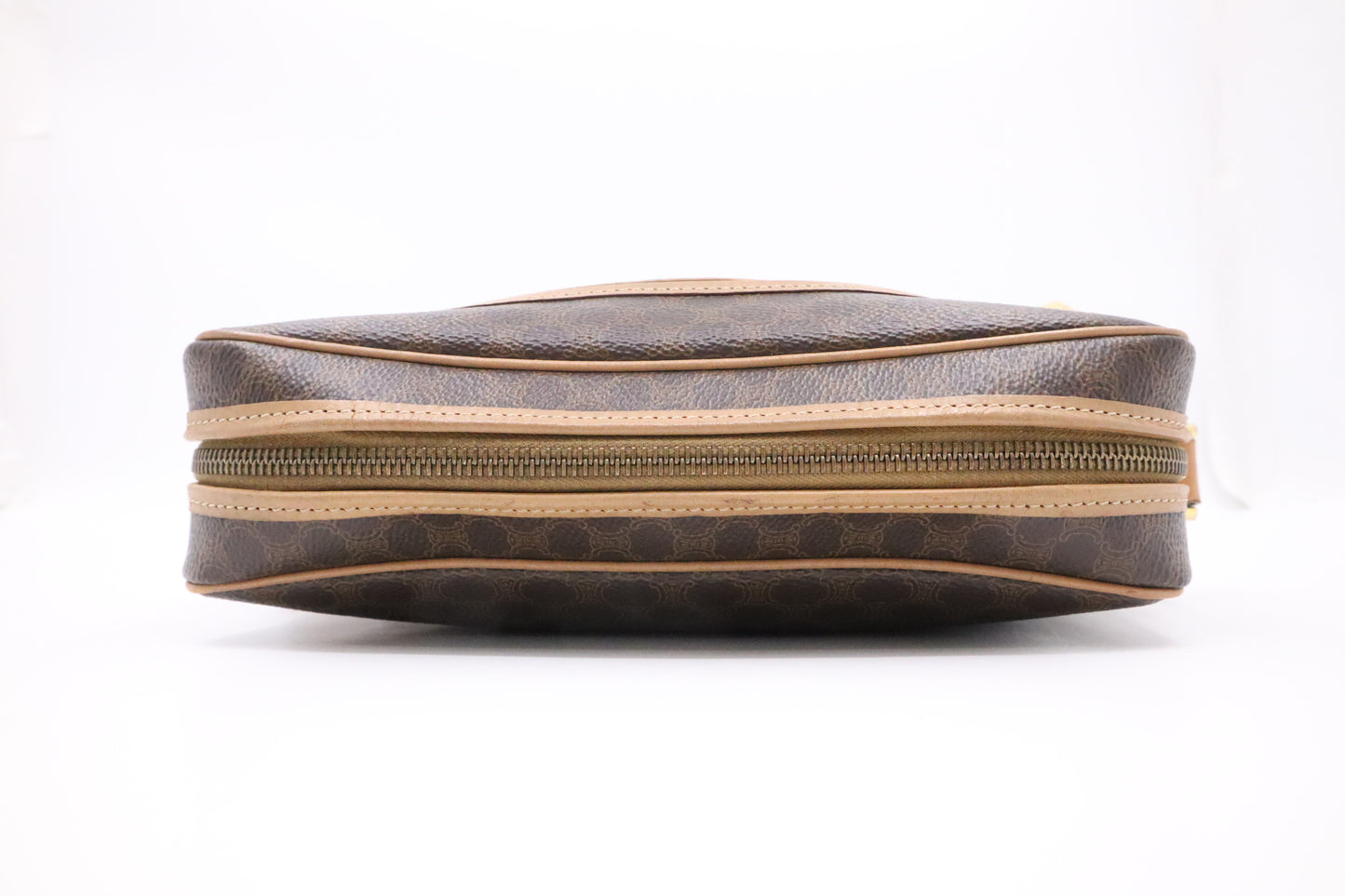 Celine Crossbody Bag in Brown Macadam Canvas