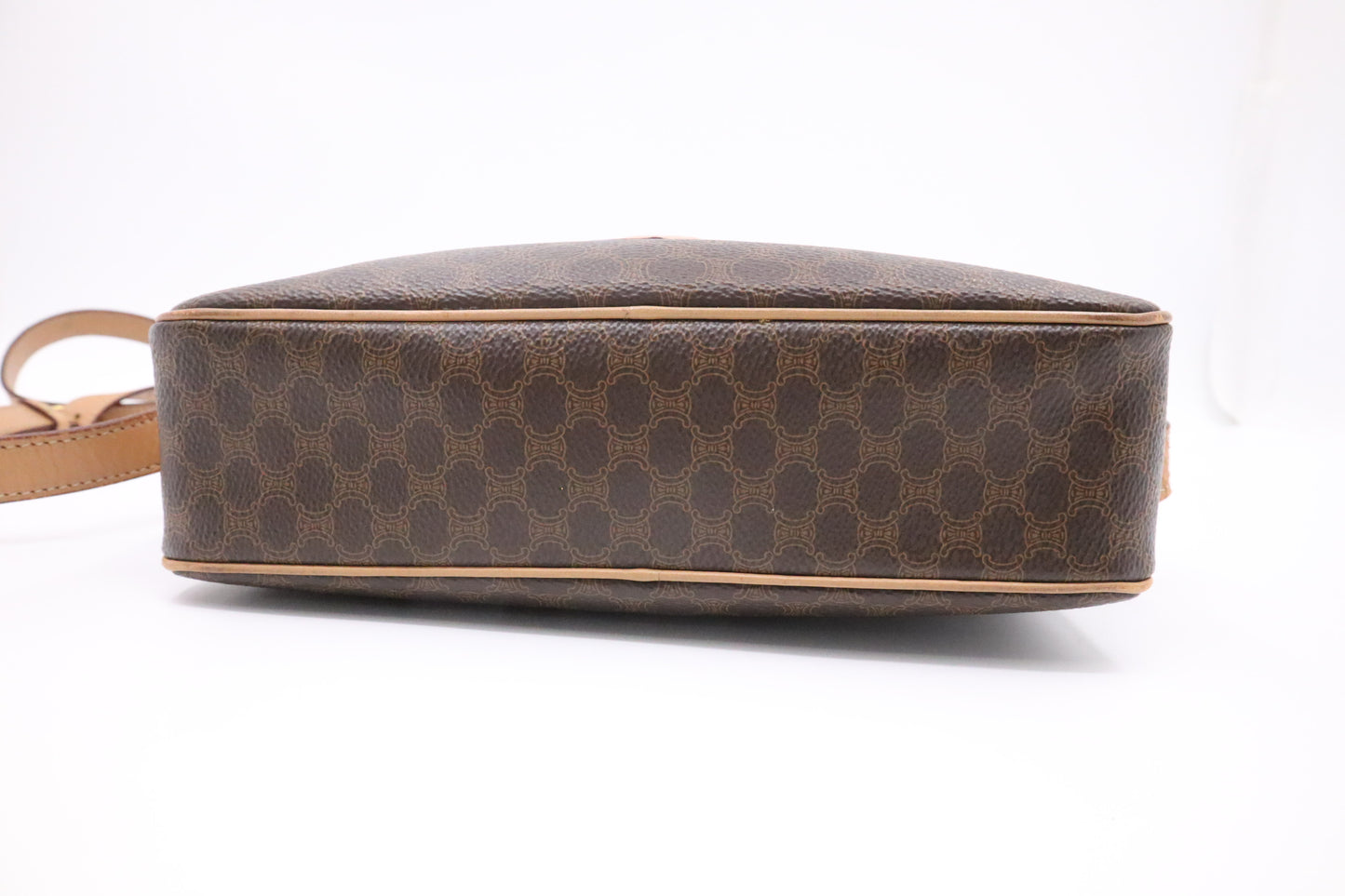 Celine Crossbody Bag in Brown Macadam Canvas