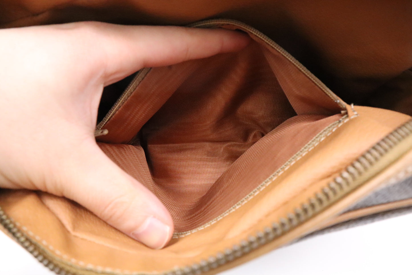 Celine Crossbody Bag in Brown Macadam Canvas