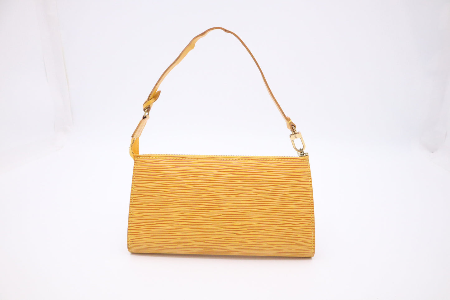 Louis Vuitton Pochette Accessoires in Yellow Epi Leather