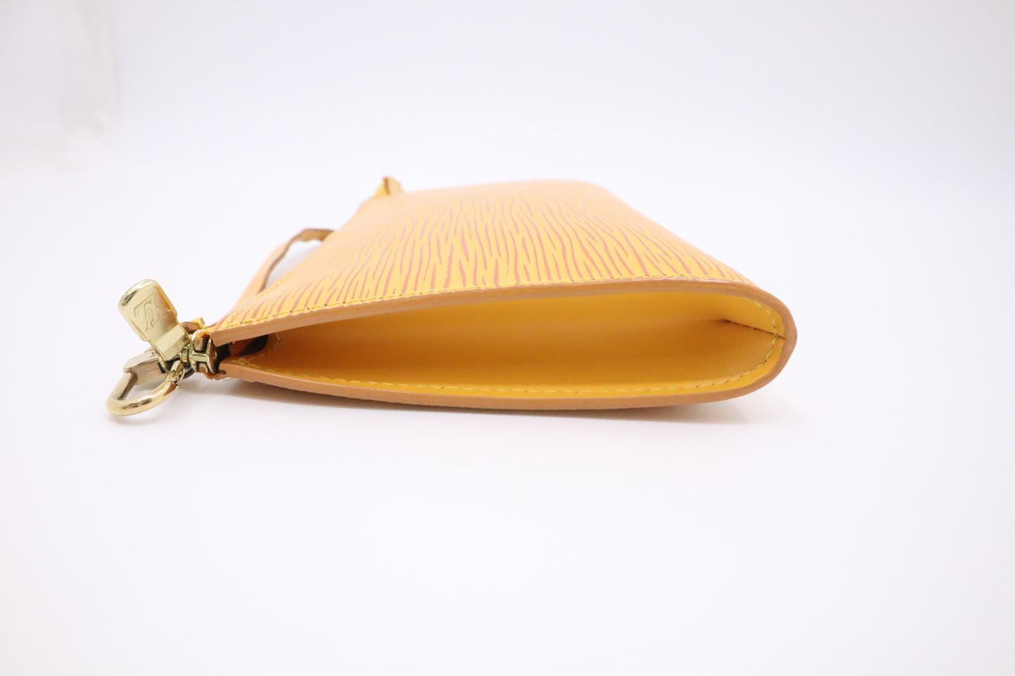 Louis Vuitton Pochette Accessoires in Yellow Epi Leather