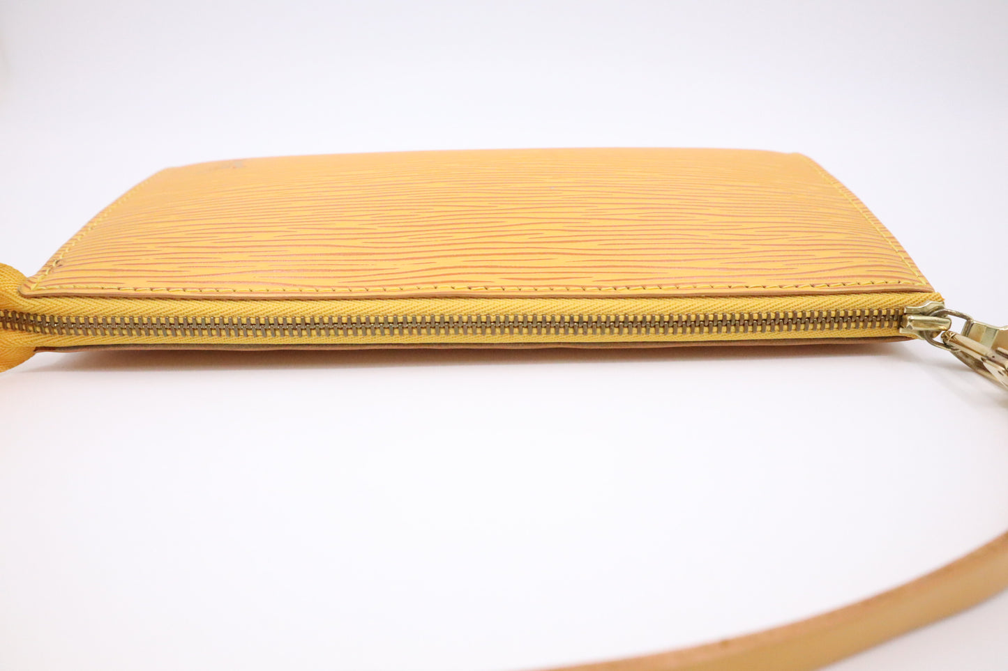 Louis Vuitton Pochette Accessoires in Yellow Epi Leather