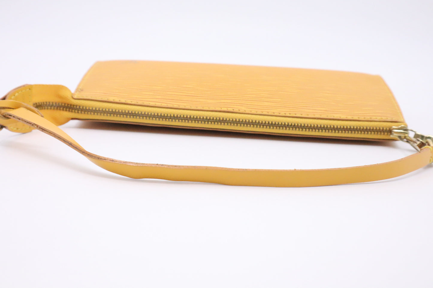 Louis Vuitton Pochette Accessoires in Yellow Epi Leather
