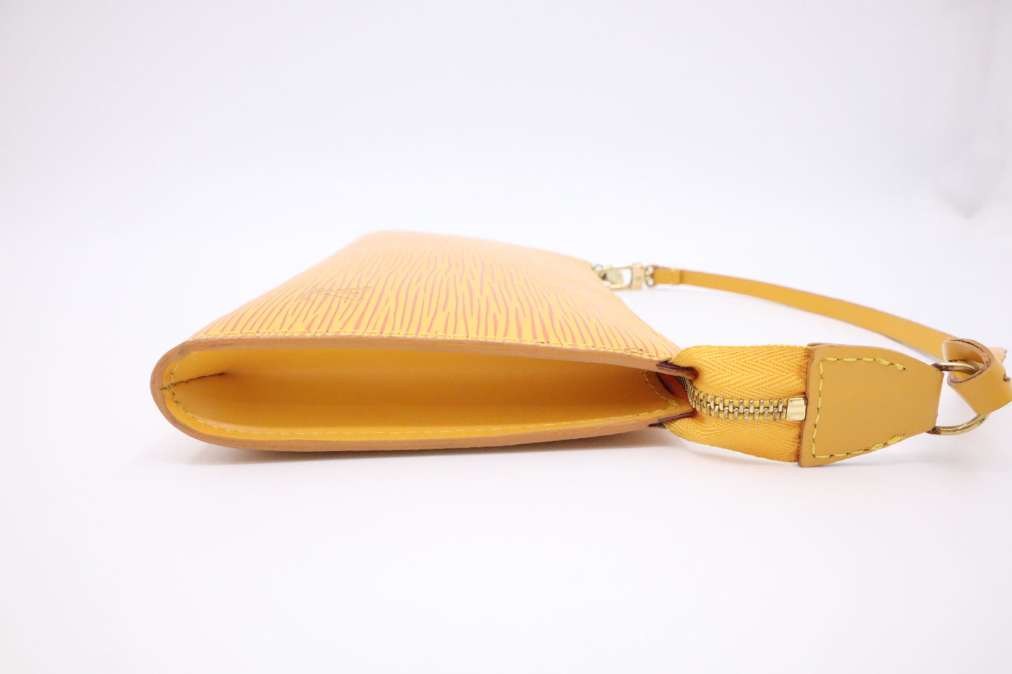 Louis Vuitton Pochette Accessoires in Yellow Epi Leather
