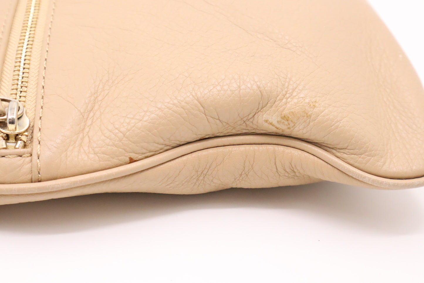 Kate Spade Cobble Hill Ellen Crossbody in Beige Leather