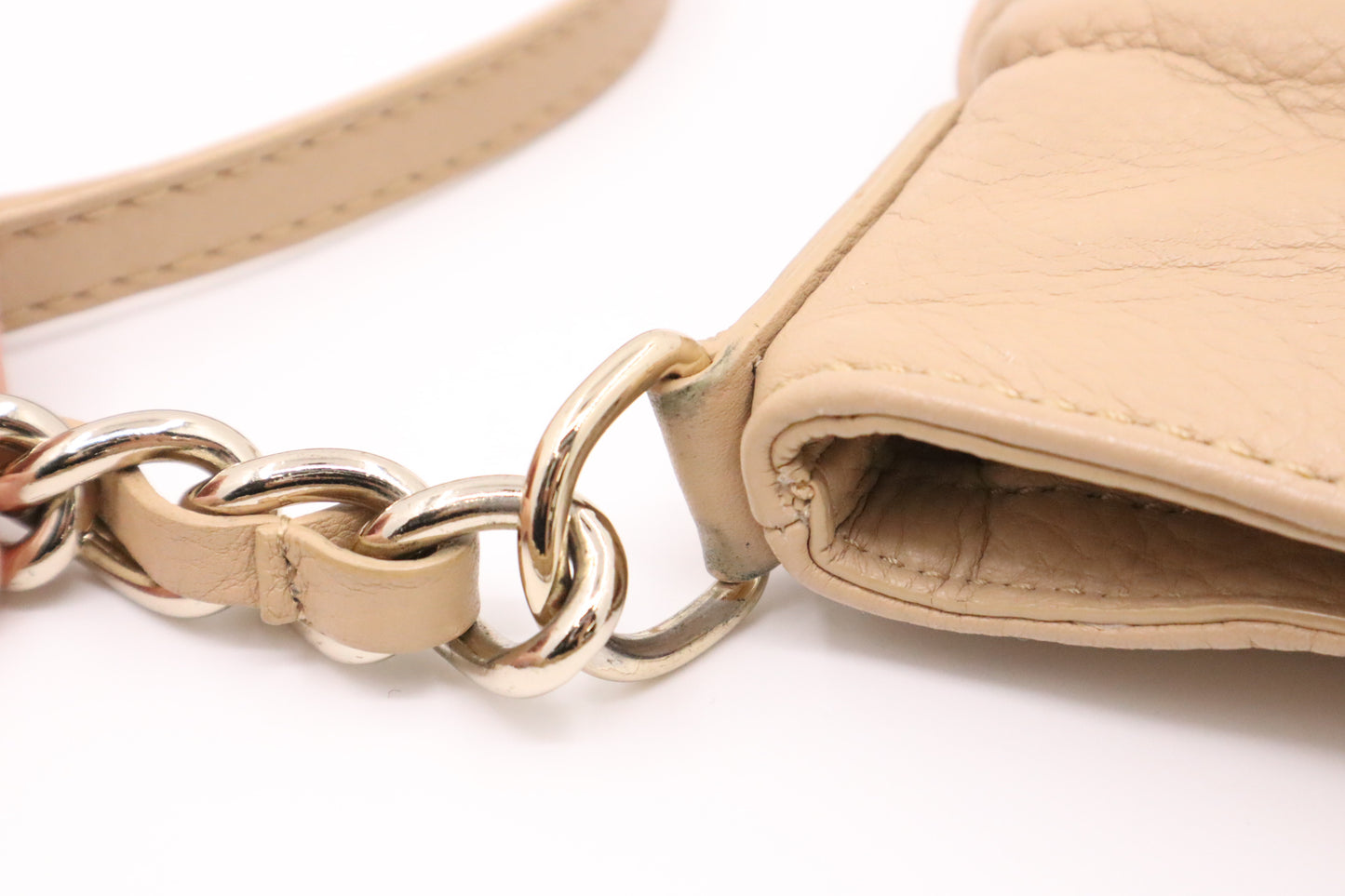Kate Spade Cobble Hill Ellen Crossbody in Beige Leather