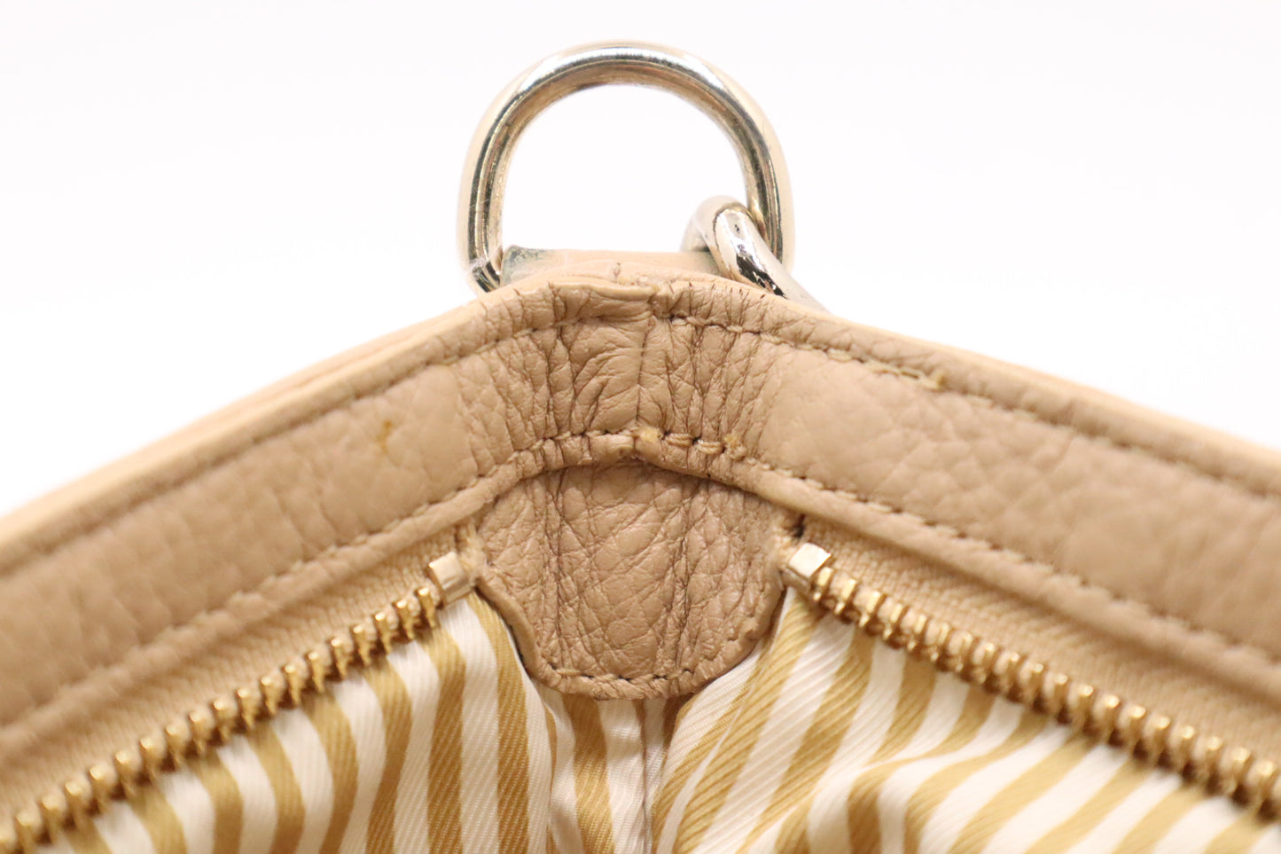 Kate Spade Cobble Hill Ellen Crossbody in Beige Leather