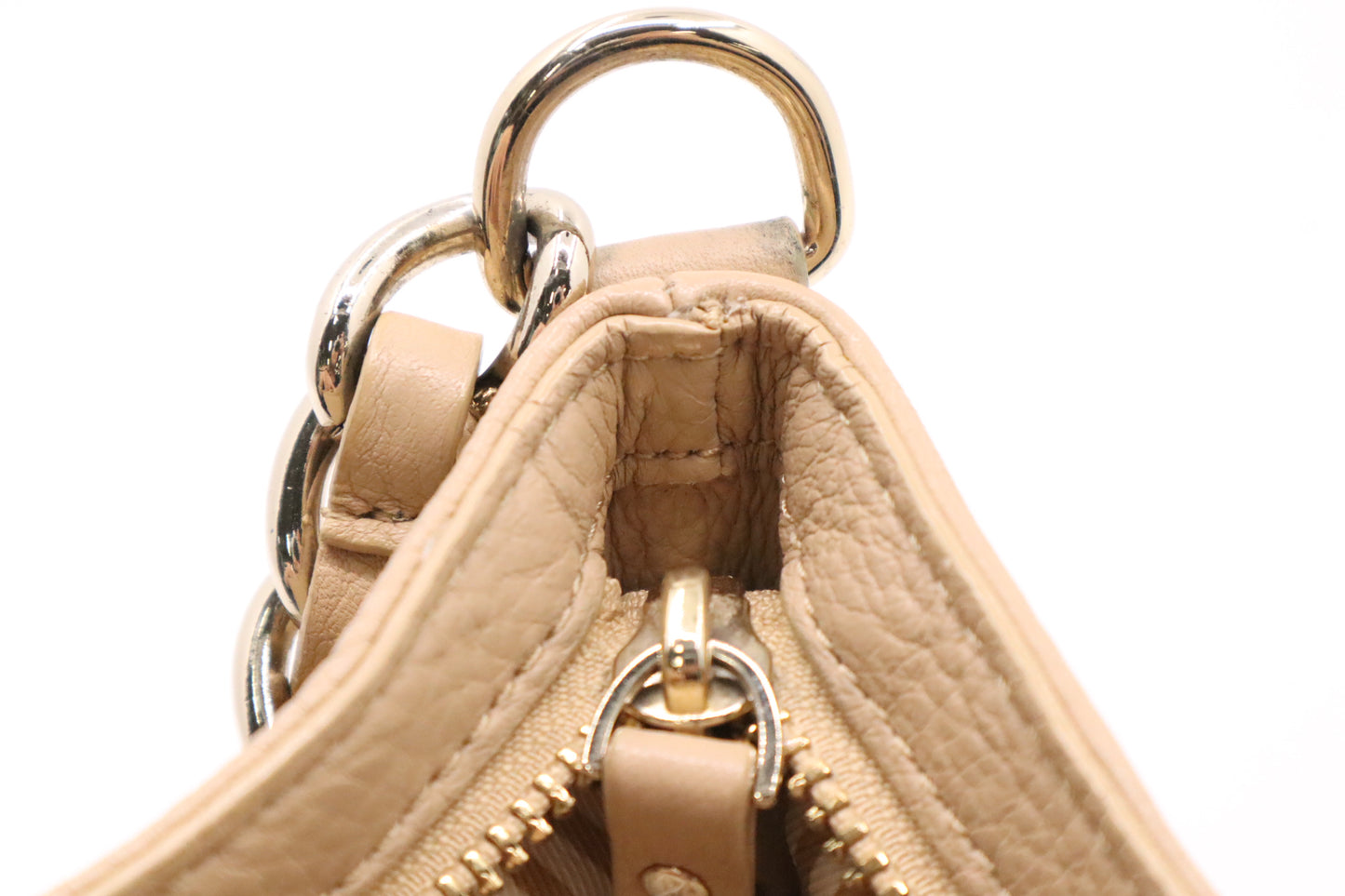 Kate Spade Cobble Hill Ellen Crossbody in Beige Leather