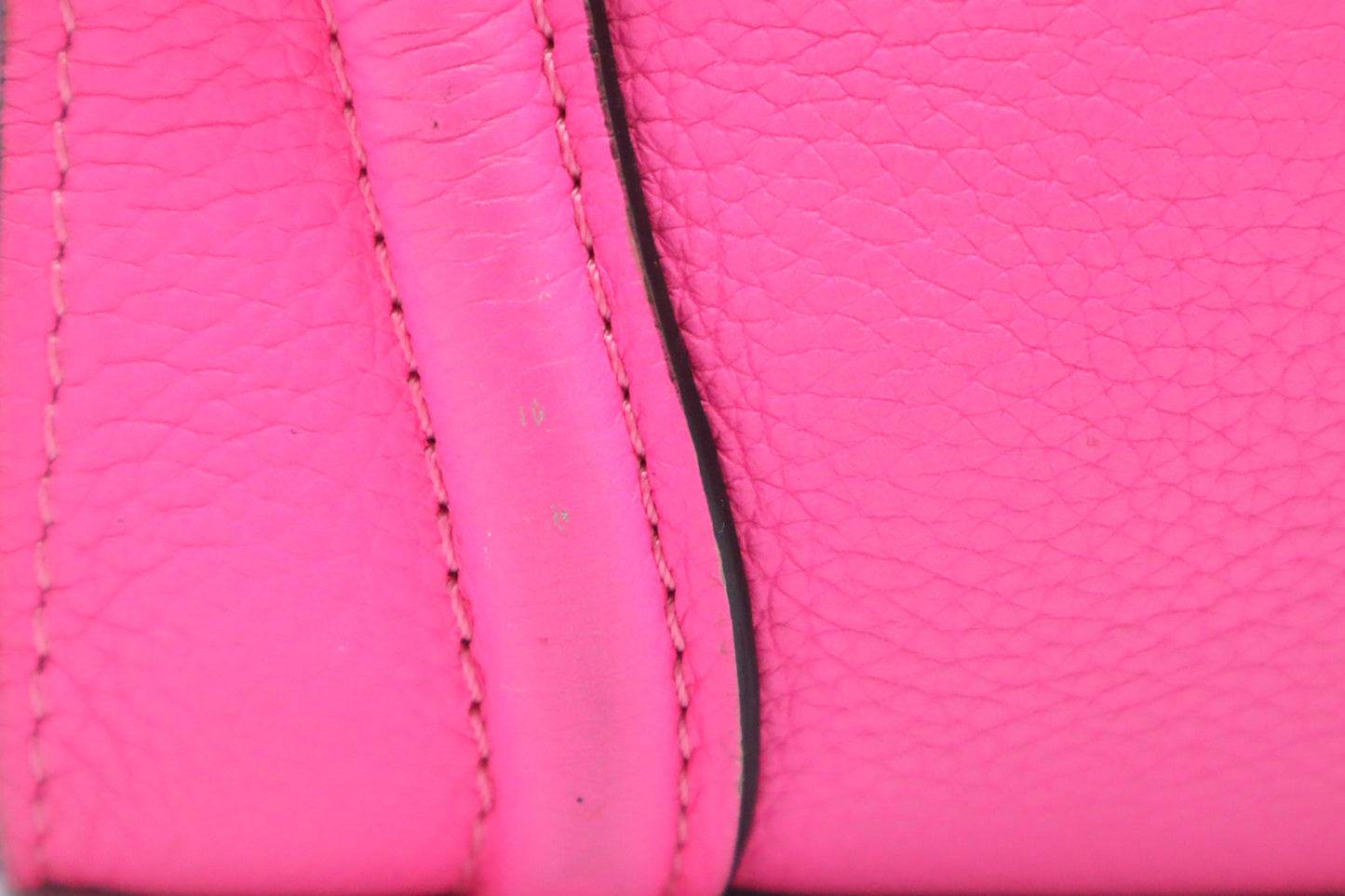 Celine Micro Luggage in Pink Drummed Leather