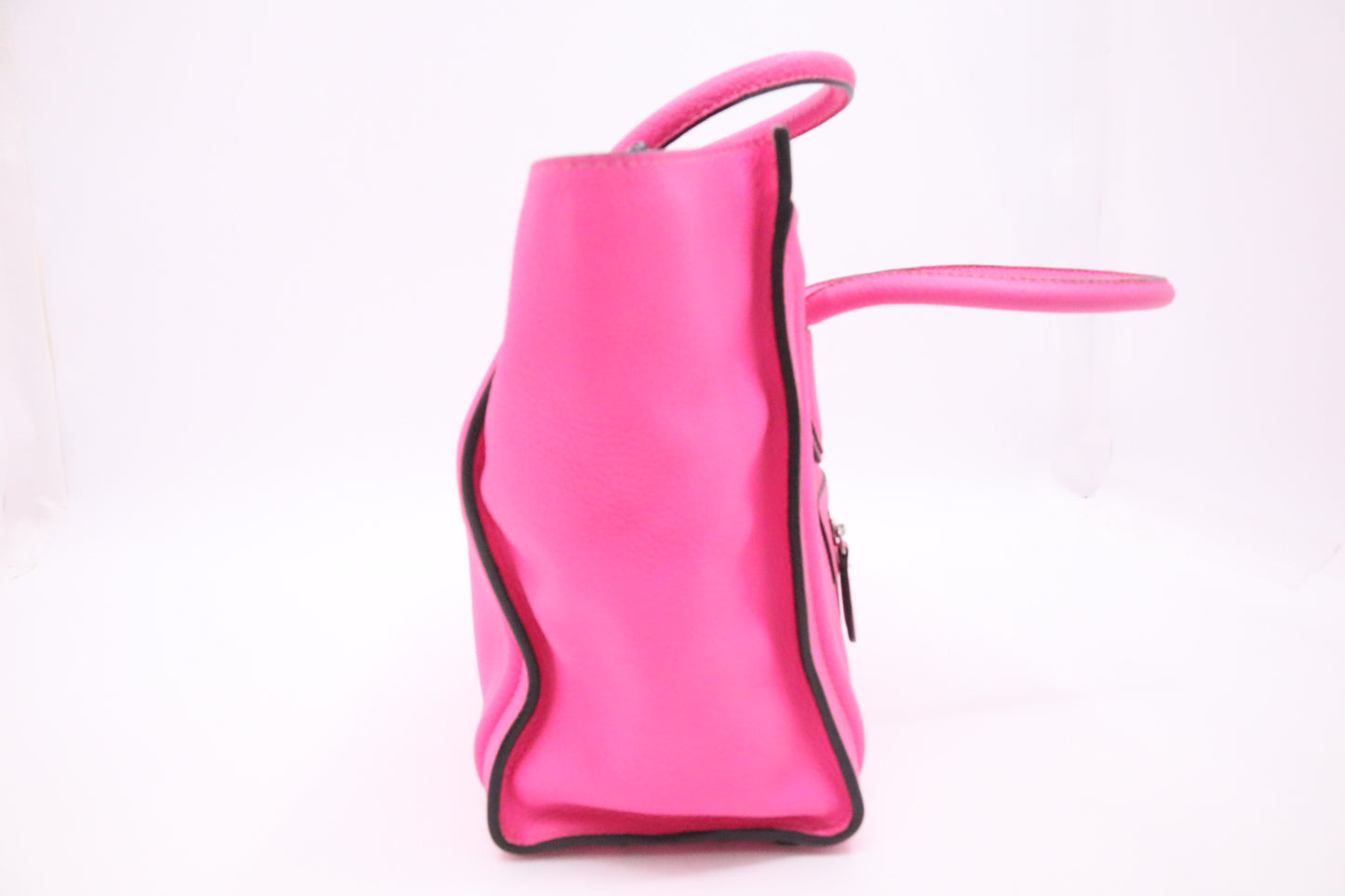 Celine Micro Luggage in Pink Drummed Leather