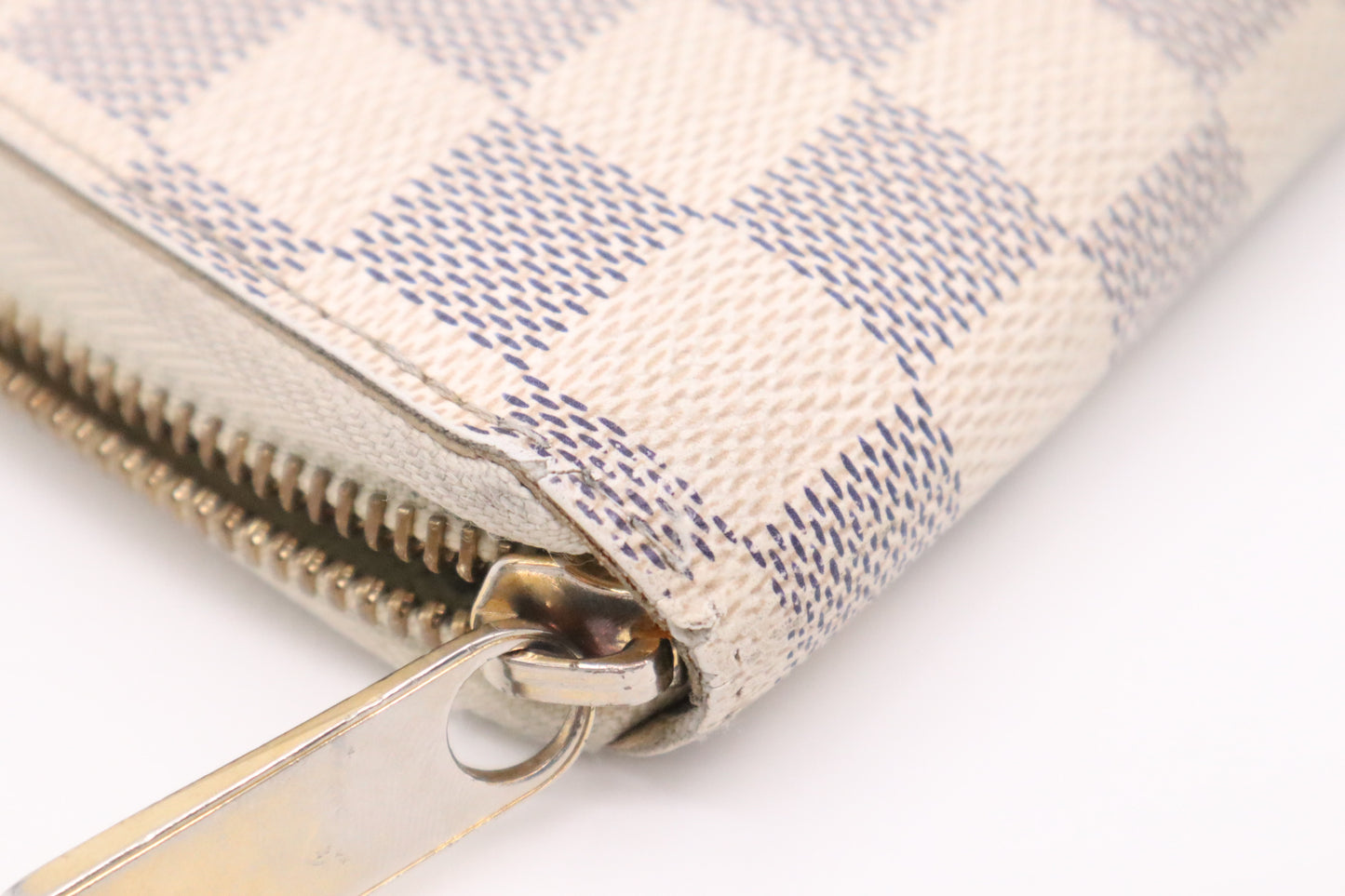 Louis Vuitton Long Zippy Wallet in Damier Azur Canvas
