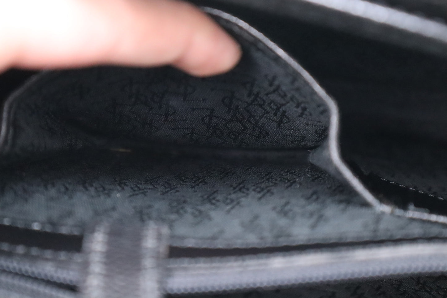 YSL Saint Laurent Briefcase in Black Leather