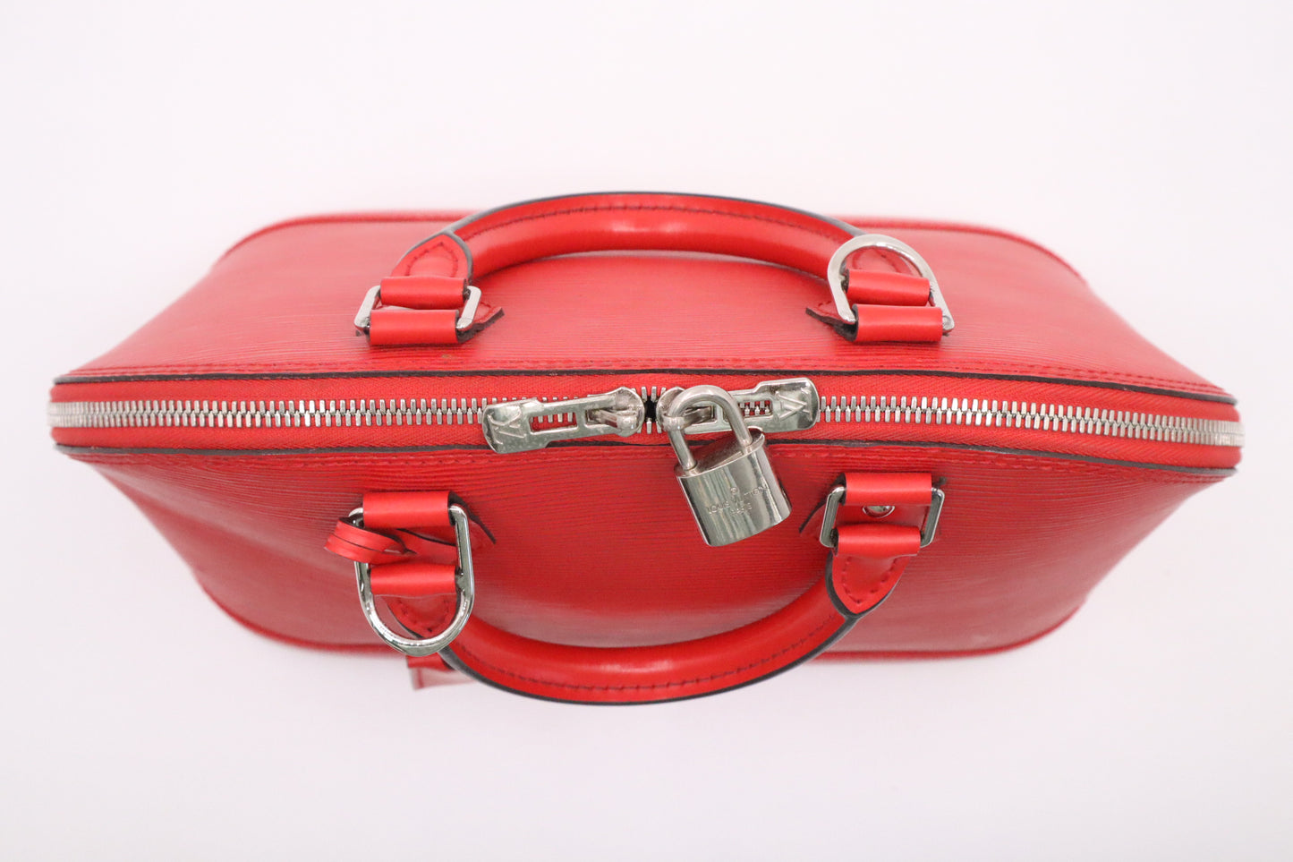 Louis Vuitton Alma PM in Piment Red Epi Leather