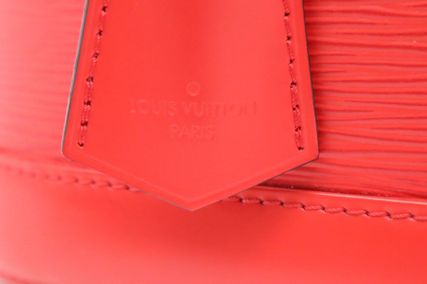 Louis Vuitton Alma PM in Piment Red Epi Leather