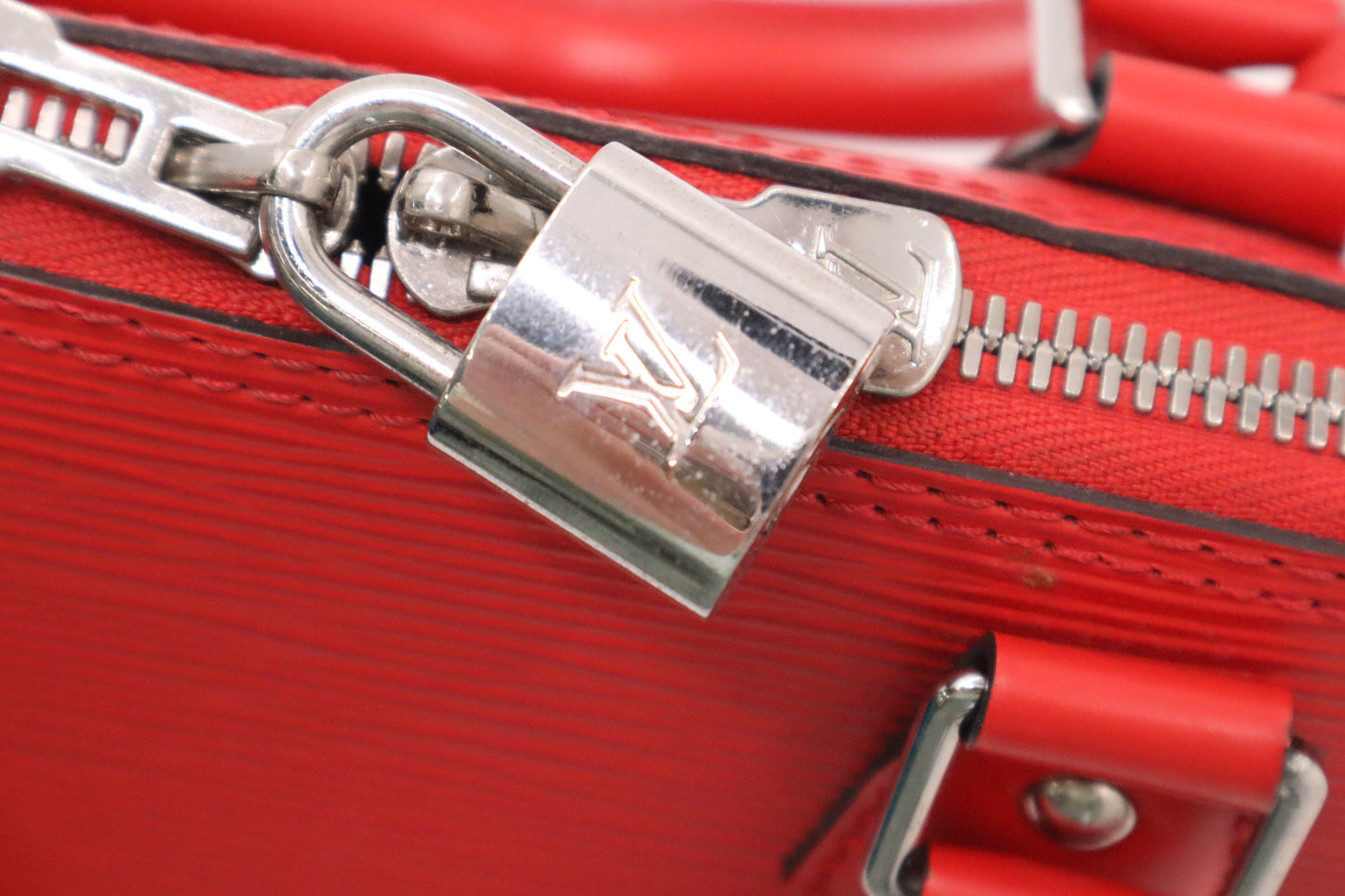 Louis Vuitton Alma PM in Piment Red Epi Leather